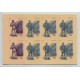 ARGENTINA 1998 GJ 2927D/8D SERIE COMPLETA EN HOJA DE CARNET ESTAMPILLAS MINT u$ 120