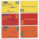ARGENTINA 1995 GJ 2703A (1) (2) y (3) CARNETS COMPLETOS MINT U$ 227