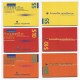 ARGENTINA 1995 GJ 2703A (1) (2) y (3) CARNETS COMPLETOS MINT U$ 227