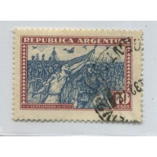 ARGENTINA 1930 GJ 692 ESTAMPILLA USADA U$ 55