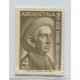 ARGENTINA 1964 GJ 1277SG RELIGION VARIEDAD IMPRESO SOBRE LA GOMA MINT RARA U$ 150