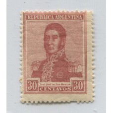 ARGENTINA 1922 GJ 558 ESTAMPILLA MINT U$ 15