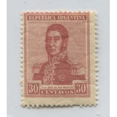 ARGENTINA 1922 GJ 558 ESTAMPILLA MINT U$ 15