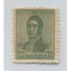 ARGENTINA 1920 GJ 499 ESTAMPILLA NUEVA CON GOMA U$ 7.2
