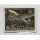 ARGENTINA 1951 GJ 996 ESTAMPILLA AEREA ENSAYO EN COLOR NO ADOPTADO NEGRO