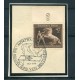 ALEMANIA 1939 Yv. 639 ESTAMPILLA EN FRAGMENTO CON MATASELLO ESPECIAL 35 Euros