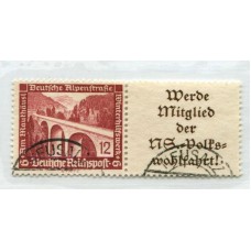 ALEMANIA 1936 RARAS ESTAMPILLAS SE-TENANT 14 EUROS