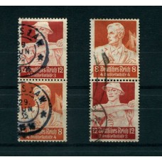 ALEMANIA 1934 ZUSAMMENDRUCKE RARAS ESTAMPILLAS SE-TENANT 28 EUROS