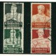 ALEMANIA 1934 ZUSAMMENDRUCKE RARAS ESTAMPILLAS SE-TENANT $$$