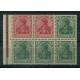 ALEMANIA 1920 ZUSAMMENDRUCKE RARA HOJITA DE CARNET SE-TENANT H-BLAT 27 ALTO VALOR