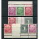 ALEMANIA OCCIDENTAL 1954 TRES TIRAS DE SELLOS SE-TENANT NUEVOS MINT