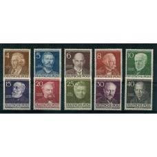 ALEMANIA OCCIDENTAL BERLIN 1952 Yv. 77/86 SERIE COMPLETA ESTAMPILLAS NUEVAS DE MAGNIFICA CALIDAD PARECEN MINT €60