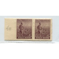 ARGENTINA 1911 GJ 331b VARIEDAD CON Y SIN FILIGRANA NUEVA