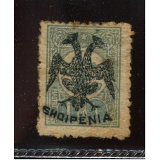 ALBANIA 1913 Yv. 07 ESTAMPILLA NUEVA CON GOMA, RARA 270 EUROS