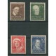 ALEMANIA OCCIDENTAL 1951 Yv.29/32 SERIE COMPLETA NUEVA MINT DE LUJO  €200