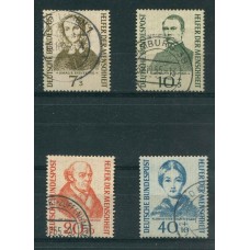 ALEMANIA OCCIDENTAL 1955 Yv. 98/101 SERIE COMPLETA DE LUJO €55