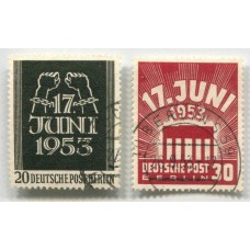 ALEMANIA OCCIDENTAL BERLIN 1953 Yv. 97/8 SERIE COMPLETA DE LUJO  €38 