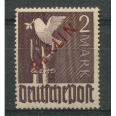 ALEMANIA OCCIDENTAL BERLIN 1949 Yv 18 EL VALOR FINAL DE LA SERIE ESTAMPILLA NUEVA MINT 100 % ORIGINAL 380 EUROS