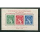ALEMANIA OCCIDENTAL BERLIN 1949 EL EMBLEMATICO Y RARO BLOQUE  Yv. 1 NUEVO CON GOMA DE LUJO €650