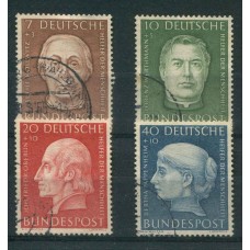 ALEMANIA OCCIDENTAL 1954 Yv. 76/9 SERIE COMPLETA DE LUJO €65 