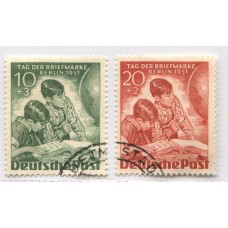 ALEMANIA OCCIDENTAL BERLIN 1951 Yv. 66/7 SERIE COMPLETA €75