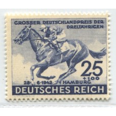 ALEMANIA 1942 Yv. 738 ESTAMPILLA CABALLO NUEVO MINT 22 Euros