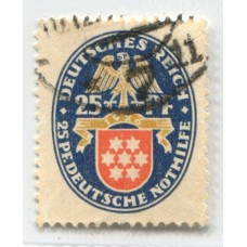 ALEMANIA 1926 Yv. 392 ESTAMPILLA USADA 24 Euros