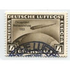 ALEMANIA 1933 Yv. AEREO 42C ZEPPELIN EL VALOR ALTO DE LA SERIE FINAMENTE USADA 250 Euros