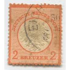 ALEMANIA 1872 Yv. 08a ESTAMPILLA EN PERFECTO ESTADO COLOR VERMELLON € 380