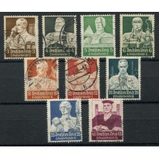 ALEMANIA 1934 Yv. 513/21 SERIE COMPLETA ESTAMPILLAS FINAMENTE USADA 150 Euros