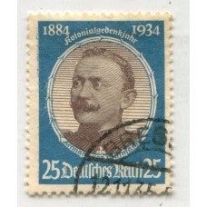 ALEMANIA 1934 Yv. 502 ESTAMPILLA USADA 25 Euros