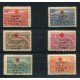 ALBANIA 1946 Yv. 341/6 SERIE COMPLETA DE ESTAMPILLAS NUEVAS MINT CRUZ ROJA 135 EUROS