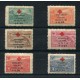 ALBANIA 1946 Yv. 341/6 SERIE COMPLETA DE ESTAMPILLAS NUEVAS CRUZ ROJA 90 EUROS