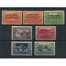 ALBANIA 1925 Yv. 159/65 SERIE COMPLETA DE ESTAMPILLAS NUEVAS 33 EUROS