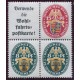 ALEMANIA 1928 ZUSAMMENDRUCKE Mi. S 60 +  S 52 NUEVO CON GOMA 812 Euros