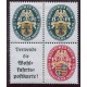 ALEMANIA 1928 ZUSAMMENDRUCKE Mi. S 58 +  S 50 NUEVO 209 Euros