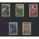 ALEMANIA ESTAMPILLA SARRE 1949 Yv 263/7 SERIE COMPLETA NUEVA MINT DE LUJO 130 EUROS PINTURAS