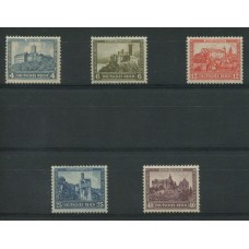 ALEMANIA 1932 Yv. 462/6 SERIE COMPLETA DE ESTAMPILLAS NUEVAS CON GOMA LOS DOS SELLOS IMPORTANTES SON MINT 196 EUROS