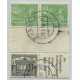 ALEMANIA OCCIDENTAL BERLIN 1952 ZUSAMMENDRUCKE MUY RARO CUADRO SE-TENANT MI. SZ.6 USADO 200 Euros