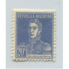 ARGENTINA 1927 GJ 631 PE 319 FILIGRANA AHORRO POSTAL ESTAMPILLA NUEVA CON GOMA U$ 50