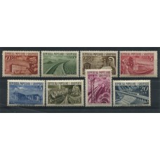 ALBANIA 1953 Yv. 454/61 SERIE COMPLETA DE ESTAMPILLAS NUEVAS MINT