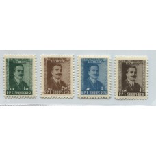 ALBANIA 1958 Yv. 489/92 SERIE COMPLETA DE ESTAMPILLAS NUEVAS MINT