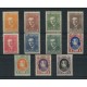 ALBANIA 1925 Yv. 166/76 SERIE COMPLETA DE ESTAMPILLAS NUEVAS MINT 32,5 Euros