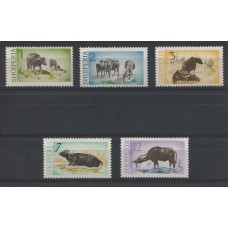 ALBANIA 1965 Yv. 747/51 SERIE COMPLETA DE ESTAMPILLAS NUEVAS MINT FAUNA