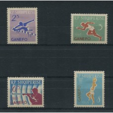 ALBANIA 1964 Yv. 663/6 SERIE COMPLETA DE ESTAMPILLAS NUEVAS CON GOMA