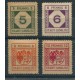 ALEMANIA ESTAMPILLA SEGUNDA GUERRA MUNDIAL OCUPACION SOVIETICA GORLITZ MI. 1/4 SERIE COMPLETA NUEVA CON GOMA 40 EUROS