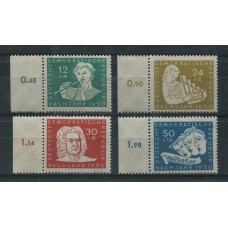 ALEMANIA ORIENTAL DDR 1950 Yv. 10/3 SERIE COMPLETA DE ESTAMPILLAS MINT MUSICA 55 Euros