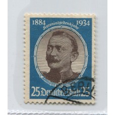 ALEMANIA 1934 Yv. 502 ESTAMPILLA USADA 25 Euros