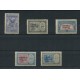 ARGENTINA 1930 GJ 660/4 SERIE COMPLETA ESTAMPILLAS ZEPPELIN AZUL NUEVA CON GOMA DE MAGNIFICA CALIDAD INCLUSO EL VALOR FINAL ES MINT U$ 250