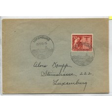 ALEMANIA EN LUXEMBURGO SEGUNDA GUERRA MUNDIAL 1943 CARTA ENVIADA DESDE LUXEMBURGO OCUPADA